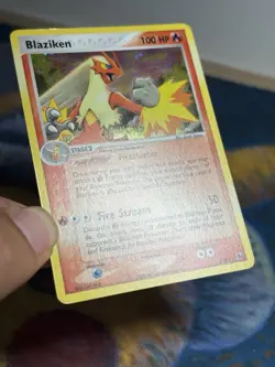 Blaziken 3/109 Ex Ruby and Sapphire Battle Stadium Holo Rare Pokemon Card LP - Image 5