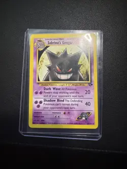 Sabrina's Gengar 29/132 Gym Challenge Regular POKEMON TCG CARD - Image 1