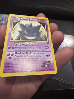 Sabrina's Gengar 29/132 Gym Challenge Regular POKEMON TCG CARD - Image 2