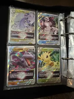 Pokemon Card Collection Binder Promos,Full Arts, Shiny’s, Vintage, Charizard Mew - Image 5