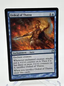 MTG 2013 Ordeal of Thassa - Enchantment, Aura Theros Uncommon Blue 58/249 Gather - Image 1