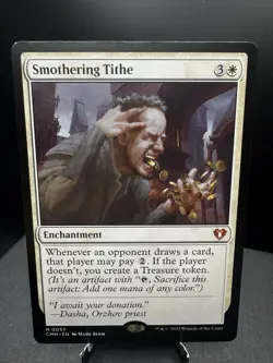 MTG Commander Masters Smothering Tithe Regular Mythic NM! - Image 1