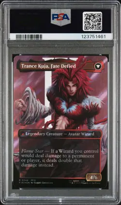 2025 MTG FINAL FANTASY KUJA, GENOME SORCERER/TRANCE KUJA, FATE DEFIED PSA 10 - Image 2