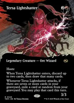 Tersa Lightshatter - Extended Art TDM NM MTG - Image 1