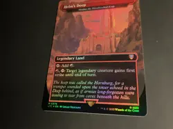 MTG English Helm's Deep - Shinka, the Bloodsoaked Keep NM Foil - Image 1