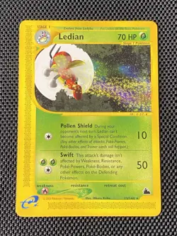 Pokemon Card - Ledian Skyridge 15/144 Rare Non-Holo LP+ - Image 1