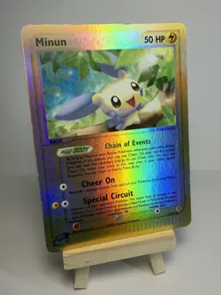 Minun 7/97 Reverse Holo 2003 EX Dragon Pokemon Card e-Reader Rare LP Vintage - Image 4