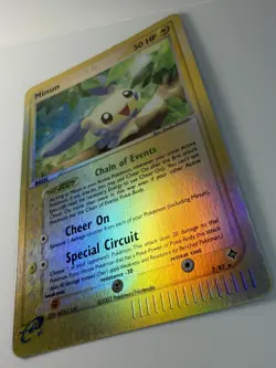 Minun 7/97 Reverse Holo 2003 EX Dragon Pokemon Card e-Reader Rare LP Vintage - Image 5