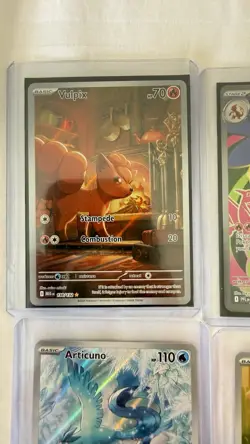 Pokemon Mega Charizard- Vulpix- Articuno- Minun Card Lot - Take All 4 Cards! - Image 2