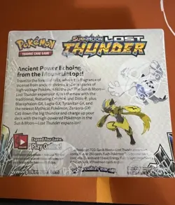 Pokemon TCG Sun & Moon Lost Thunder Booster Box (36 Packs) Factory Sealed - Image 3