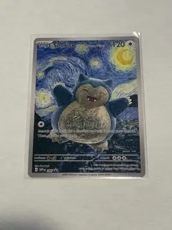 Pokemon Art Series Card 085 Snorlax with The Starry Night - Image 1