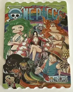 NATURAL BORN KING SR SR-048 Diecut Style Thousand Sunny ONE PIECE Anime Card - Image 1