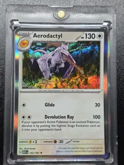 Aerodactyl RARE HOLO FOIL REFRACTOR POKEMON TRADING CARD TCG MINT - Image 1