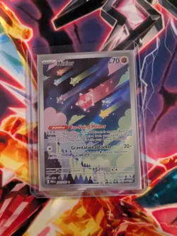 Minior 201/182 SV04: Paradox Rift Holo illustration rare NM pokemon card - Image 1