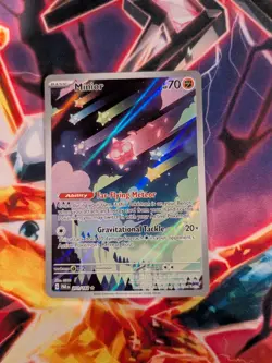 Minior 201/182 SV04: Paradox Rift Holo illustration rare NM pokemon card - Image 2