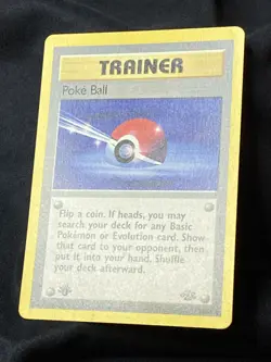 Poke Ball 64/64 1st EDITION Jungle Set | Pokemon Card Vintage 1999 WOTC NM-/LP+ - Image 4