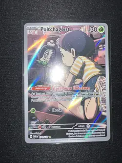 Poltchageist Pokemon TCG Scarlet & Violet Twilight Masquerade Holo Card 171/167 - Image 1