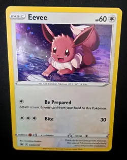Eevee SWSH127 SWSH: Sword & Shield Pokemon Promo Cards Holo TCG NM/LP - Image 1