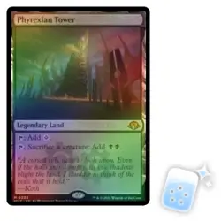 FOIL PHYREXIAN TOWER Modern Horizons 3 Magic MTG MINT CARD - Image 1
