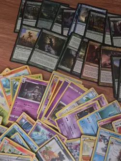 Lot Of Pokemon Magic The Gathering And Warhammer CCG Cards - Image 2