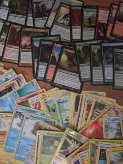 Lot Of Pokemon Magic The Gathering And Warhammer CCG Cards - Image 3
