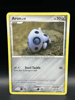 Aron 71/123 - Pokemon Mysterious Treasures Card - MP - Image 1
