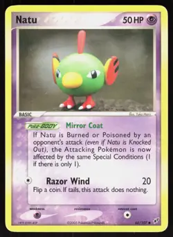 Natu 66/107 Deoxys Pokemon Card DMG - Image 1