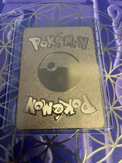 Pokemon Charizard Metal Card Gift/Display Fanmade - Image 3