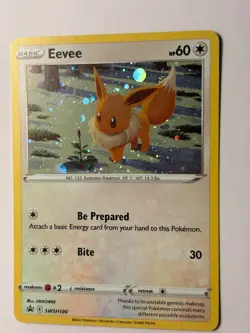 Eevee SWSH190 Sword & Shield Promo Cards Holo SWIRL🌀🌀 B36 - Image 2