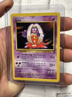 Jynx 45/130 Base Set 2 Uncommon Pokemon Trading Card Near Mint NM Pokemon WOTC - Image 2