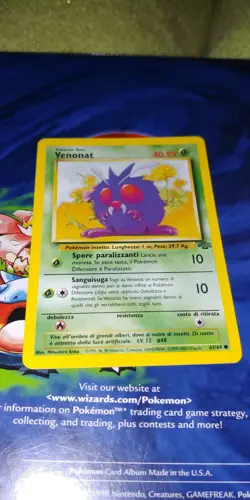 ~*Pokemon: Venonat ITALIAN Jungle Set Card 63/64*~ - Image 1