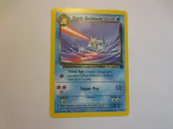 DARK GOLDUCK # 37/82 NONE HOLO POKEMON CARD - Image 1