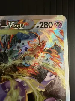 Mewtwo VSTAR SAR 221/172 S12a VSTAR Universe HOLO Pokemon Card Used Sword Shield - Image 3