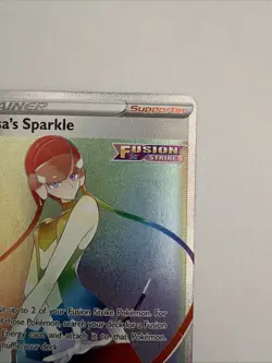 Elesa’s Sparkle & Peony Rainbow Rare Secret Rare Fusion Strike Pokemon Card Lot - Image 4