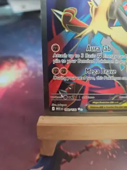Pokemon TCG Mega Lucario EX 160/132 Ultra Rare Holo Card Mega Evolutions NM - Image 5