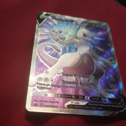 Pokemon TCG Mewtwo v SWSH229 Black Star Promo Full Art Holo Card NM - Image 5
