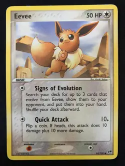 EEVEE - 63/100 - SANDSTORM - POKEMON CARD - LP - Image 1