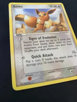 EEVEE - 63/100 - SANDSTORM - POKEMON CARD - LP - Image 2