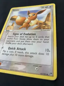 EEVEE - 63/100 - SANDSTORM - POKEMON CARD - LP - Image 3