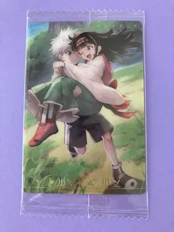 Killua Zoldyck Hunter x Hunter wafer card Killua Zoldyck R 18 Japanese - Image 2