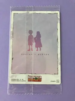 Killua Zoldyck Hunter x Hunter wafer card Killua Zoldyck R 18 Japanese - Image 4