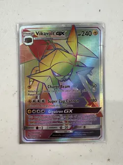Vikavolt GX (Secret) 152/145 Sm-Guardians Rising Holo With Card Case - Image 1