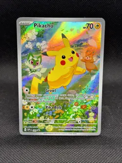 Pokemon TCG Scarlet & Violet Black Star Promo Card Pikachu 088 - Image 1