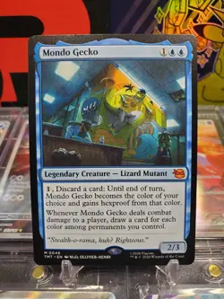 Mondo Gecko 0046 Mythic Non Foil Lizard Mutant MTG TMNT - Image 1
