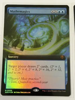 Mathemagics Extended Art Secrets of Strixhaven Foil 320 - Image 1