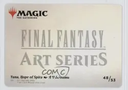 Yuna Hope of Spira Gold Foil Signature Magic: Final Fantasy Art Series #48 - Image 2