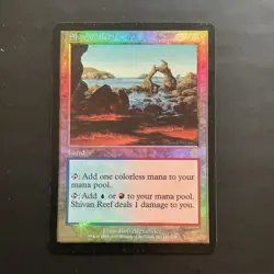 Wizards of the Coast Magic: The Gathering Shivan Reef Blue Red Land Foil Apocal… - Image 1