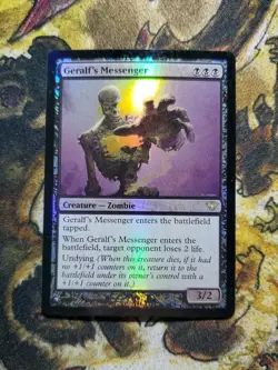 MTG Geralf's Messenger - Dark Ascension #63 FOIL - Image 1