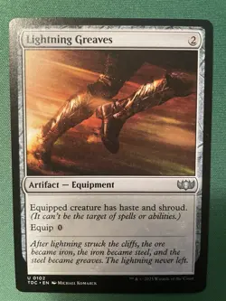 2025 Lightning Greaves U Commander: Tarkir: Dragonstorm 102 NM - Image 1