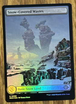 MTG Modern Horizons 3, Snow-Covered Wastes 0309 - Foil - Image 1